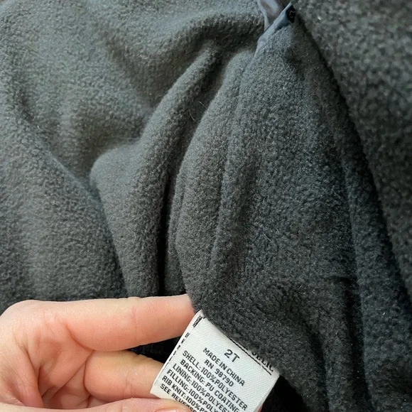 Urban Republic Kids Hooded Puffer Jacket in Pink and Cream Checkered Pattern - Picture 5 of 6